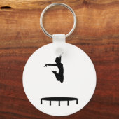 トランポリンの少女 キーホルダー (正面)