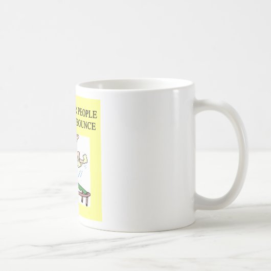 トランポリンの跳ね上がり コーヒーマグカップ (右)