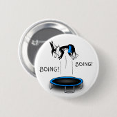 トランポリンのKenny 缶バッジ (正面&裏面)