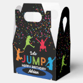 トランポリンカラフルパークジャンプ子供の誕生日パーティー フェイバーボックス (オープン)