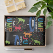 トランポリンカラフルパークジャンプ子供の誕生日パーティー 薄葉紙 (ギフト)