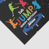 トランポリンカラフルパークジャンプ子供の誕生日パーティー 薄葉紙 (詳細)