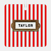 トランポリンクリスマスコレクティブ メタルオーナメント (裏面)