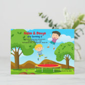 トランポリンジャンプ招待状 招待状 (スタンド正面)