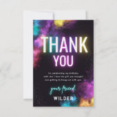 トランポリンパーティーサンキューカード サンキューカード (正面)