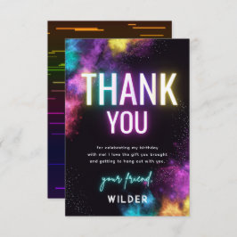 トランポリンパーティーサンキューカード サンキューカード