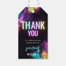 トランポリンパーティーサンキューラベル ギフトタグ