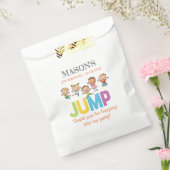 トランポリンパーティー誕生日 フェイバーバッグ (封をした状態)