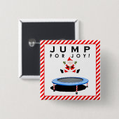 トランポリンホリデーギフト 缶バッジ (正面&裏面)