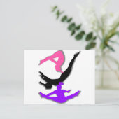 トランポリン体操選手 ポストカード (スタンド正面)