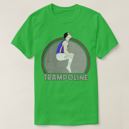 トランポリン体操2 Tシャツ (デザイン正面)