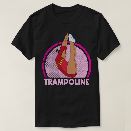 トランポリン体操4 Tシャツ (デザイン正面)