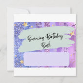 トランポリン公園の誕生日の招待状、屋内パーティー 招待状 (正面)