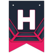 トランポリン公園赤い誕生日パーティーを飛ぼう バンティングフラッグ (第2の旗)