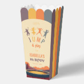 トランポリン子供の誕生日パーティージャンプと遊レトロ フェイバーボックス (裏面)