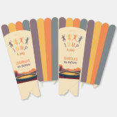 トランポリン子供の誕生日パーティージャンプと遊レトロ フェイバーボックス (見開き)