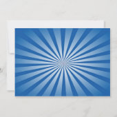 トランポリン誕生日パーティーに誘われる男の子 招待状 (裏面)