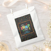 トランポリン誕生日好意バッグ – 少年 フェイバーバッグ (クリップ留めされた状態)