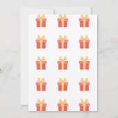 トランポリン跳び跳ね上がりパーク子供の誕生日 招待状 (裏面)