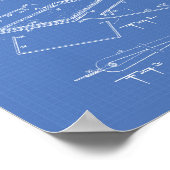 トランポリン1958年特許技術青写真 ポスター (角)