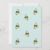 トランポリン5thバースデーパーティーでドッティ・ドッグがバウンス 招待状 (裏面)