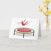 トランポリン カード (黄色い花)