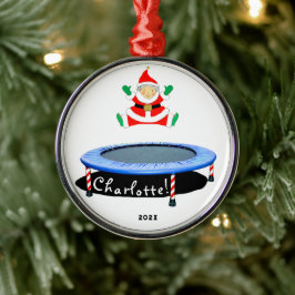 トランポリン クリスマス記念品 2026 メタルオーナメント