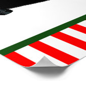 トランポリン・ジャンピング・サンタクロース ポスター (角)