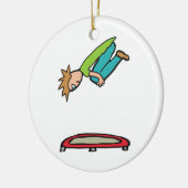 トランポリン セラミックオーナメント (左)