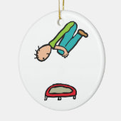 トランポリン セラミックオーナメント (左)