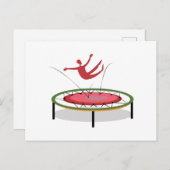 トランポリン ポストカード (正面/裏面)