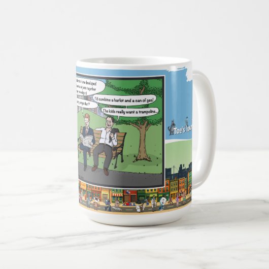 トランポリン | 父の日クラシック コーヒーマグカップ (正面右)
