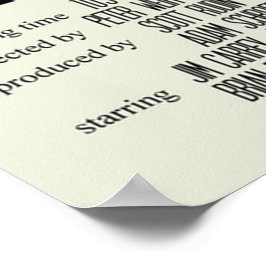 トランマンショー代替アート映画ラージ4 ポスター (角)