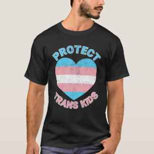 トラン保護スキッズLGBTプライドトランスジェンダートランスリ Tシャツ