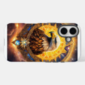 トラン想像の精神を取り入れたエンブレム Case-Mate iPhoneケース (裏面 (横))