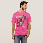 トラヴィスケルチェ片手のキャッチ Tシャツ (正面フル)