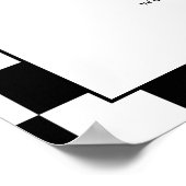 トラヴィスワンハッピードゥデスマイル顔誕生日ウェルカム ポスター (角)