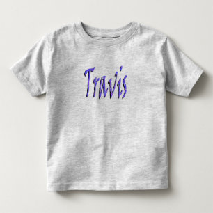 トラヴィス、名前、ロゴ トドラーTシャツ