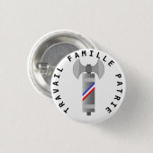 トラヴィールファミリーパトリエ 缶バッジ (正面&裏面)