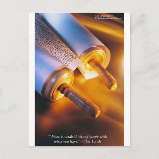 トラーの知恵（富と幸福）贈り物、マグカップなど ポストカード (正面)