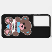 トラ保護ンスキッズプライド国旗テディベア SAMSUNG GALAXYケース (裏面横)