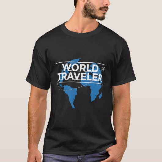 トラ国際的のワールドトラベ国際的ラー Tシャツ (正面)