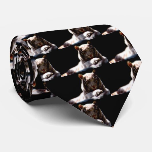 トラ威厳のあるグ ネクタイ (ロール)