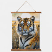 トラ威厳のあるグ 吊り下げ型タペストリー (正面)
