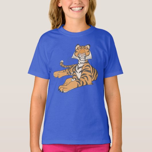 トラ威厳のあるグ Tシャツ (正面)