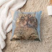 トラ威厳のあるネコ クッション (ブランケット)