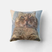 トラ威厳のあるネコ クッション (裏面)