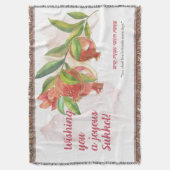 トラ引用文フォースコットホリデイスカデコール スローブランケット (正面縦)