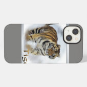 トラ愛好家 iPhoneケース (裏面横)