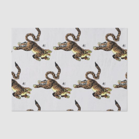 トラ日本のティッシュペーパー 薄葉紙 (正面)